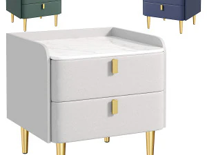 Comodino con cassetti sul comodino Modello 3D