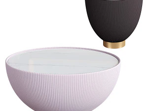 Couchtisch-Set 3D Modell