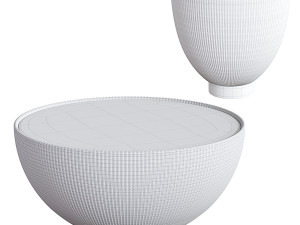 Coffee Table Set 3Dモデル