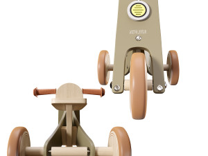 Wooden Tricycle Olive Modelo 3D