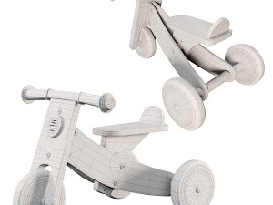 Wooden Tricycle Olive Modelo 3D