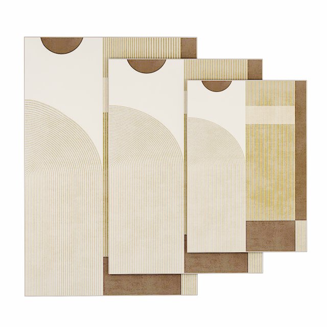 Unique Modern Rugs for Living Room Modèle 3D .c4d .max .obj .3ds .fbx .stl .blend 