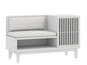 DDXPT Fashion Shoe Cabinets Minimalist Multi-Function Shoe Changing Stool Porch Partition Hall 3D Model