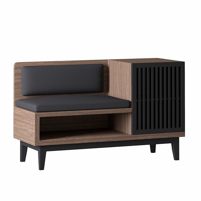 DDXPT Fashion Shoe Cabinets Minimalist Multi-Function Shoe Changing Stool Porch Partition Hall Model 3D .c4d .max .obj .3ds .fbx .stl .blend 