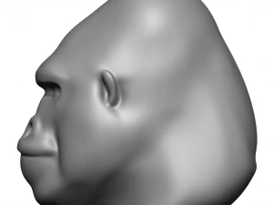 Stylized Gorilla 3D Model