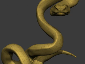 Viper snake 3D Model