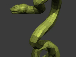 Viper snake 3D Model