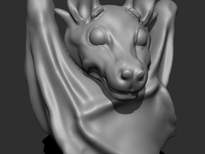 Fruit Bat high poly model 3D Model