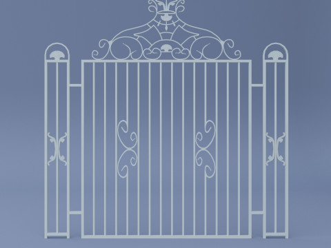 Decorative Fence 3D Model