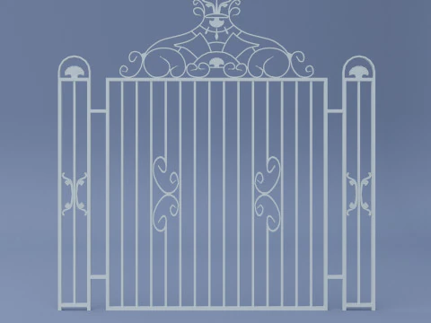 Декоративний паркан 3D Модель