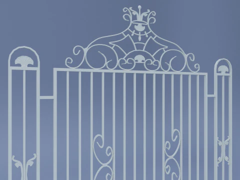 Decorative Fence 3D Model