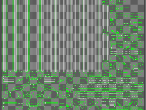 Decorative Fence Model 3D