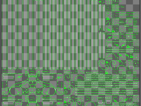 Decorative Fence 3D Model