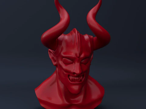 Diable stylis&eacute; - High Poly Modèle 3D