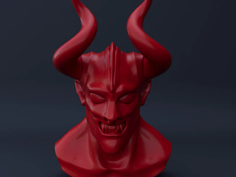 Diable stylis&eacute; - High Poly Modèle 3D