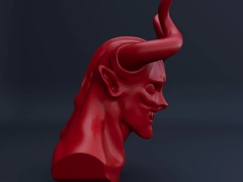 Diable stylis&eacute; - High Poly Modèle 3D