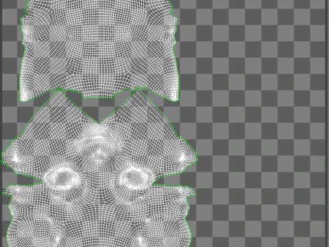 Stylized Racoon Head 3D Model