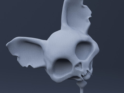 Zombie cat - High Poly 3Dモデル