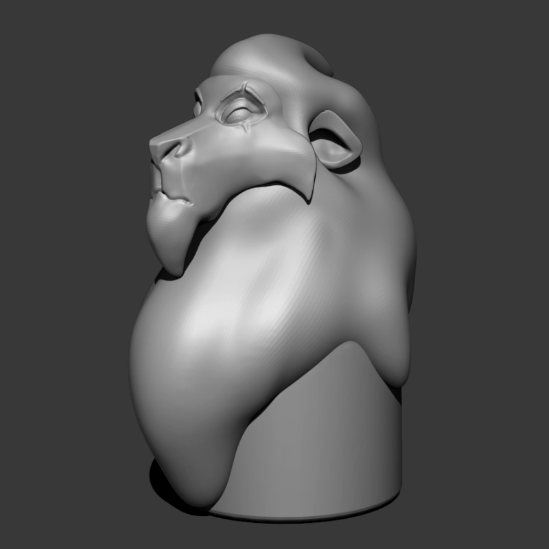 Scar Lionking 3D Model .c4d .max .obj .3ds .fbx .stl .blend 