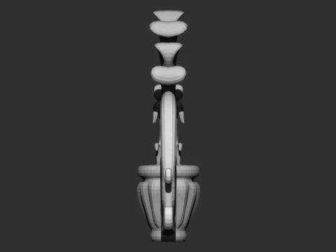 Flower stone decoration 3D Model