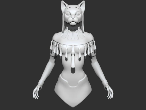 D&eacute;esse Bastet Egypte ancienne Modèle 3D