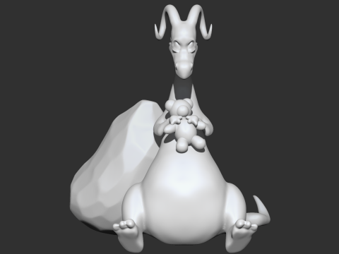 Sleeping Dragon 3Dモデル