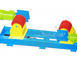 용접 회전 어셈블리 3D 모델