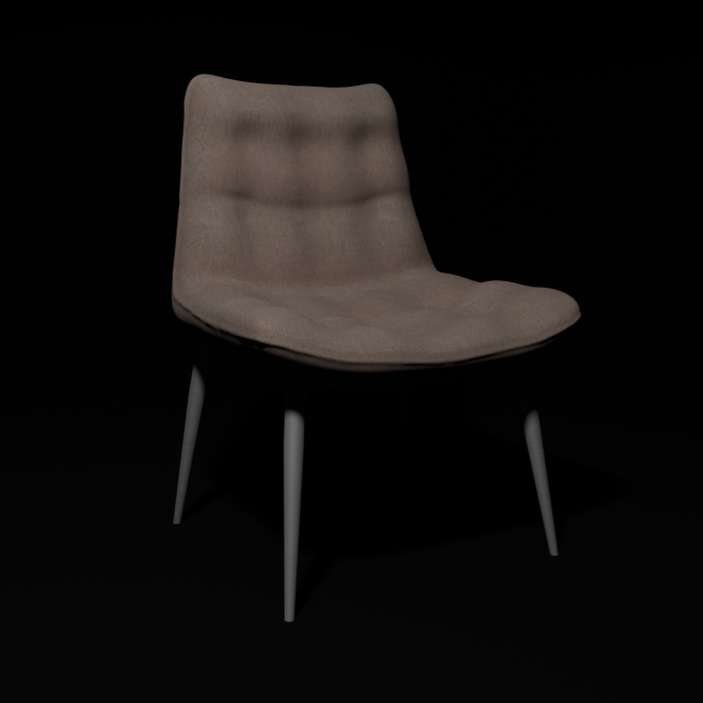 Simple chair for the kitchen 1 3D 모델 .c4d .max .obj .3ds .fbx .stl .blend 