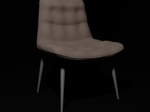 Simple chair for the kitchen 1 Modelo 3D