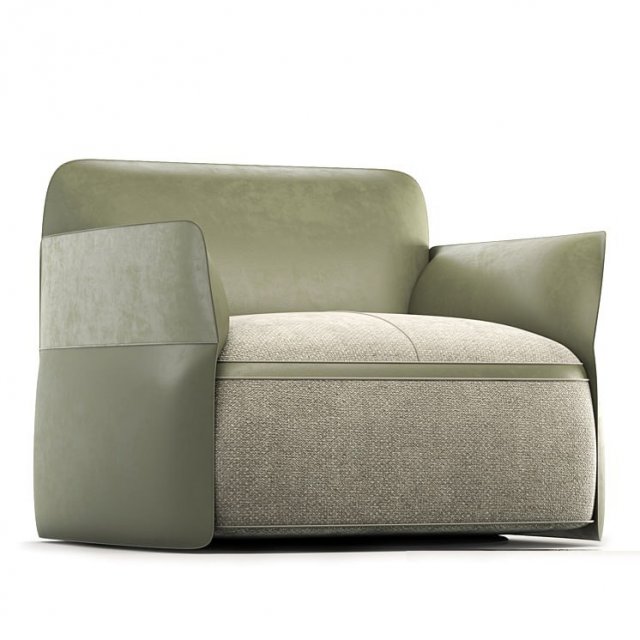 ARMCHAIR 3D Model .c4d .max .obj .3ds .fbx .stl .blend 
