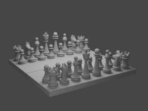 The chess model 3D Model