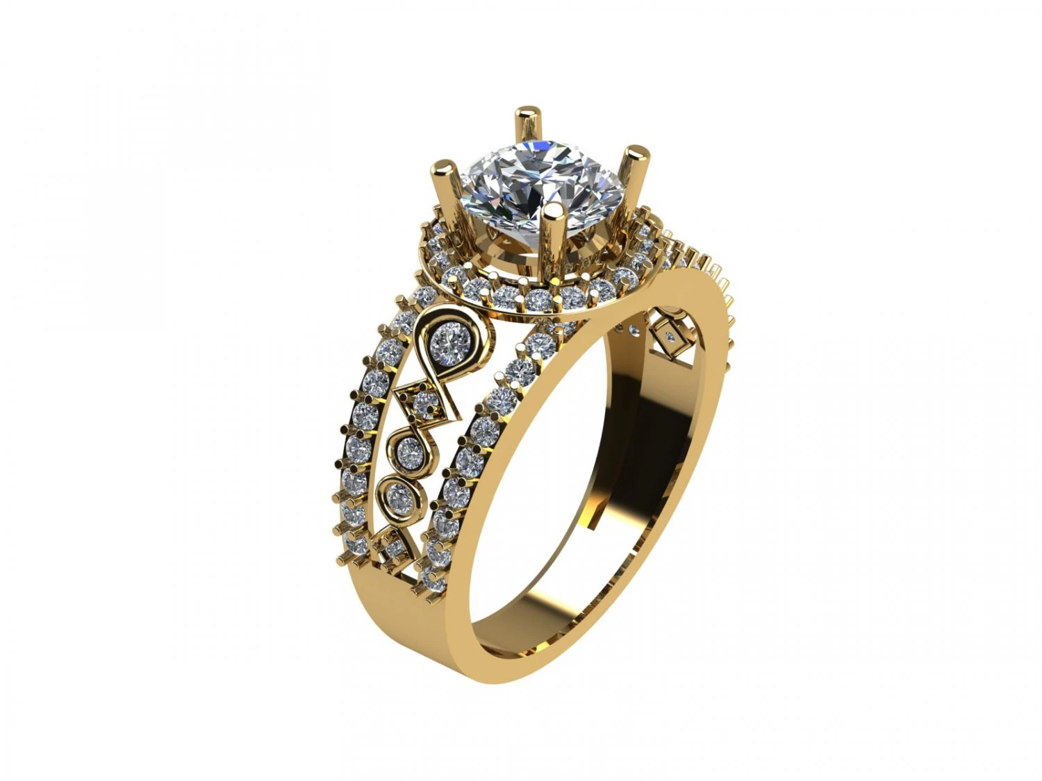 Ring 3D Model .c4d .max .obj .3ds .fbx .stl .blend 