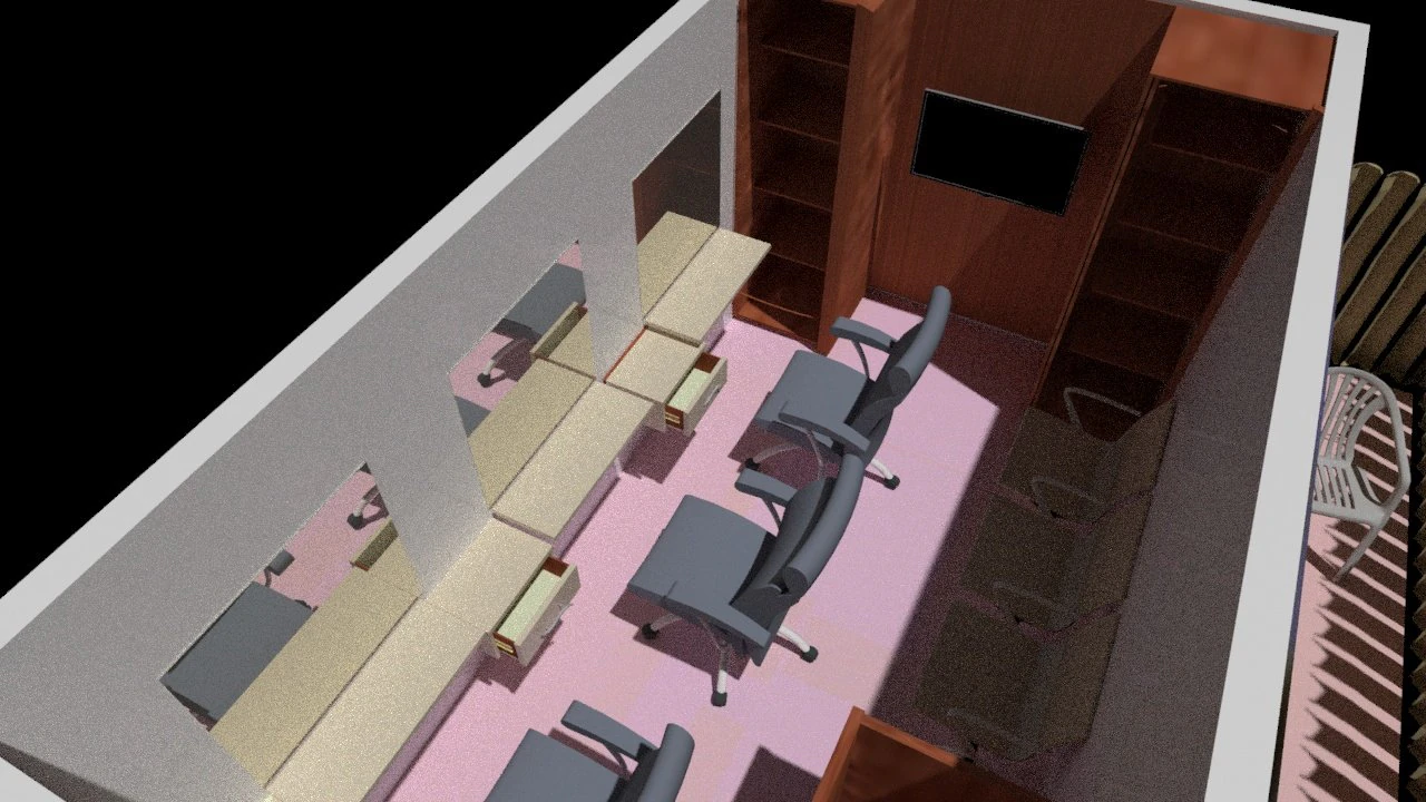 Saloon 3D Model .c4d .max .obj .3ds .fbx .stl .blend