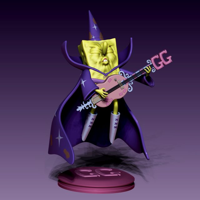SPONGEBOB SQUAREPANTS for 3D printing 3D Baskı Modeli .c4d .max .obj .3ds .fbx .stl .blend 