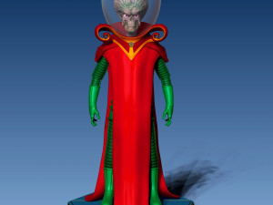 ALIEN FROM THE MOVIE MARS ATTACKS FOR 3D PRINTING 3Dプリントモデル