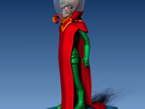 ALIEN FROM THE MOVIE MARS ATTACKS FOR 3D PRINTING Modello di stampa 3D