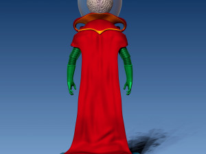 ALIEN FROM THE MOVIE MARS ATTACKS FOR 3D PRINTING Modello di stampa 3D