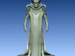 ALIEN FROM THE MOVIE MARS ATTACKS FOR 3D PRINTING 3D Print Model