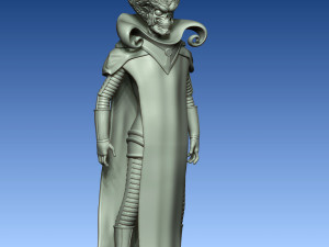 ALIEN FROM THE MOVIE MARS ATTACKS FOR 3D PRINTING Modello di stampa 3D