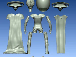 ALIEN FROM THE MOVIE MARS ATTACKS FOR 3D PRINTING 3D Print Model