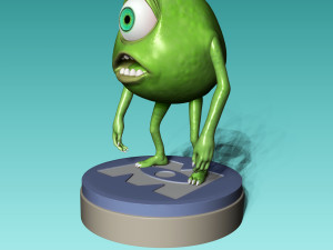 Mike Wazowski from Monsters Inc 3D Print Model