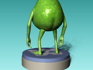 Mike Wazowski from Monsters Inc 3D Print Model