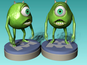 Mike Wazowski from Monsters Inc 3D Print Model