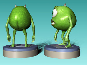 Mike Wazowski from Monsters Inc 3D Print Model