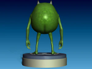 Mike Wazowski from Monsters Inc 3D Print Model