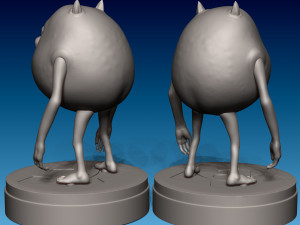 Mike Wazowski from Monsters Inc 3Dプリントモデル
