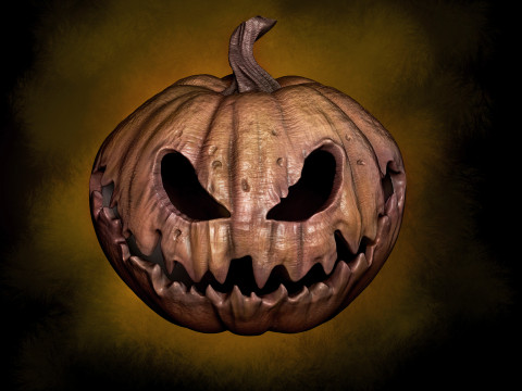 HALLOWEEN PUMPKIN for 3D printing 3Dモデル