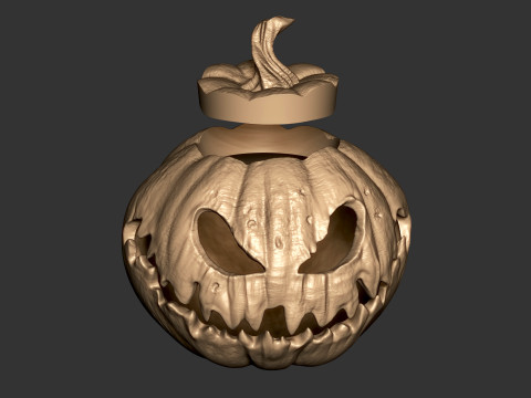 HALLOWEEN PUMPKIN for 3D printing 3Dモデル