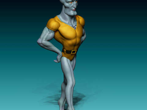 HANDSOME SQUIDWARD 3Dモデル