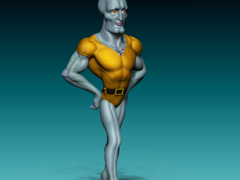HANDSOME SQUIDWARD 3D Модель